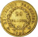 20 Francs (laureate head - W - Lille)