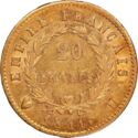 20 Francs (Empire - U - Turin)