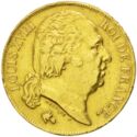 20 Francs (Louis XVIII - Q - Perpignan)