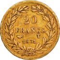 20 Francs (Louis-Philippe I - T - Nantes)