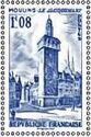 Jacquemart Belfry: Stamp of 1955