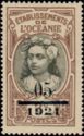 Tahitian - overprint and surcharge
