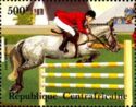 Show Jumping, Horse (Equus ferus caballus)