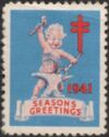 Seasons Greetings, child hammering an anvil