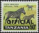 Zebra (Equus sp.) in Manyara National Park - Overprinted