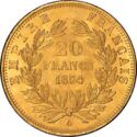 20 Francs (Napoleón III - A - Paris)