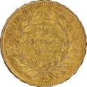 20 Francs (Napoleón III - D - Lyon)