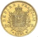 20 Francs (Napoleón III - Essai E)