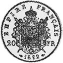 20 Francs (Napoleón III - Essai E Uniface)