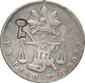 1 Peso (Countermarked Coinage (Decimal Issue))