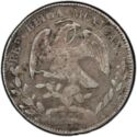 8 Reales (Countermarked Coinage (Real Issue - 1872-77 Revolutionary Fund)