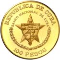 100 Pesos (140th Anniversary - First Railroad in Spain)