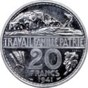 20 Francs (Essai Petain - Bouchard)