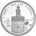 10 Pesos (1992 Ańo de Espańa Seville Tower of Gold)
