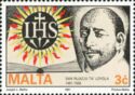500th Birth Anniv. St. Ignatius Loyola (founder of Jesuits)