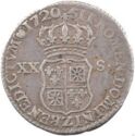 20 Sols (Louis XV. - 1/6 Ecu - Z - Grenoble)