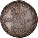 20 Sols (Louis XV. - 1/6 Ecu - ϽϹ - Besançon)
