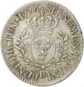 24 Sols (Louis XV. 1/5 Ecu. B - Rouen)