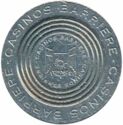 jeton de jeux 50 cents - casino Barrière de Menton