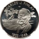 5 Pesos (physician Carlos J. Finlay 1833 - 1915)