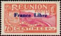 Bay of Saint-Denis overprinted