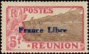 St. Rose and the Volcano overprinted