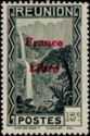 Salazie Waterfall - overprint France Libre