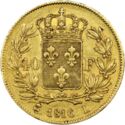 40 Francs (Luis XVIII - L - Bayonne)