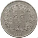 40 Francs (Luis XVIII - Essai by Michaut)
