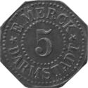 5 Pfennig (E. Merck)