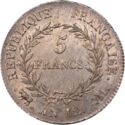 5 Francs (Consul. AN 12. M - Toulouse)