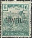 Hungarian Reaper stamp overprinted FIUME