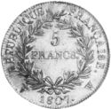 5 Francs (Emperor. W - Lille)