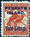 New Zealand Definitive-Blue overprint