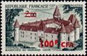 Castle Bazoches surcharged