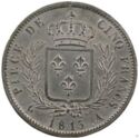 5 Francs (Louis XVIII - Essai by Andrieu. A - Paris)