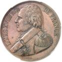 5 Francs (Louis XVIII - Essai by Droz. A - Paris)