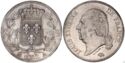 5 Francs (Louis XVIII. A - Paris)