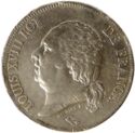 5 Francs (Louis XVIII. I - Limoges)