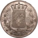 5 Francs (Louis XVIII. Q - Perpignan)