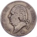 5 Francs (Louis XVIII. T - Nantes)
