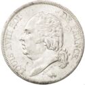 5 Francs (Louis XVIII. W - Lille)