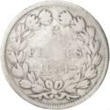 5 Francs (Louis Philips I. BB - Strasbourg. Laureated. Domard)