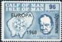 Churchill issue with "Europa 1968 Specimen" overprint