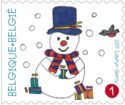Snowman Self-adhesive - Left Imperforate