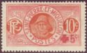 Fisherman overprinted Red Cross and surcharged