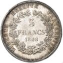 5 Francs (Essai by Borrel - Silver)