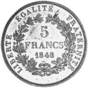 5 Francs (Essai by Borrel)