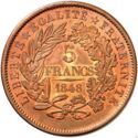 5 Francs (Essai by Domard. Copper)
