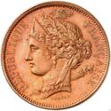 5 Francs (Essai by Domard. Copper)